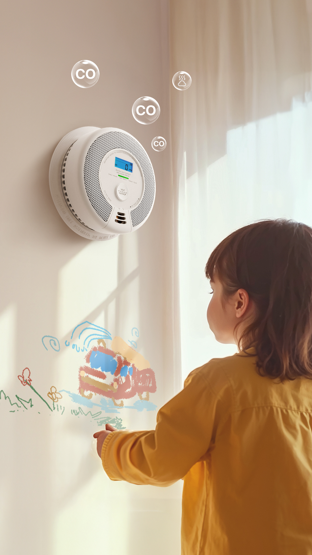 SC07-MR Link+ Pro Kombine Alarm - Duman ve CO dedektörü sistemi